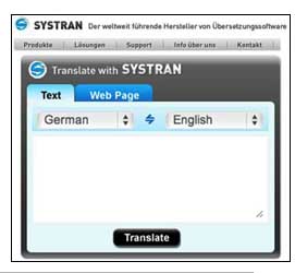Automatische übersetzer Textübersetzungen Liste Für Email English